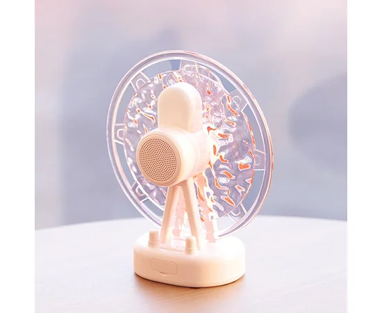 Проектор-нічник ZAY-L07 Sky Wheel 2in1 + Bluetooth колонка Pink