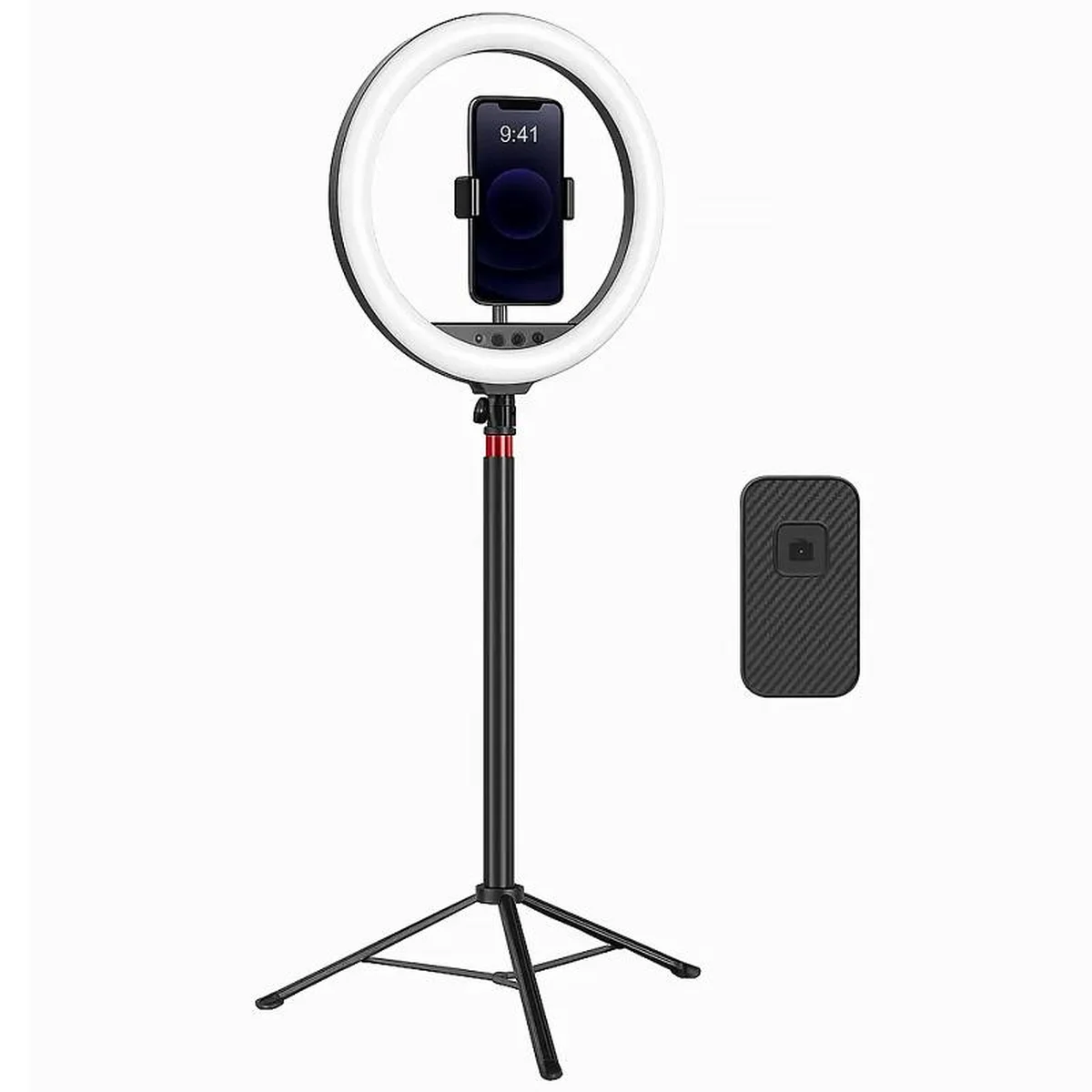 Кольцевая светодиодная LED лампа Neepho L15" + stand Black