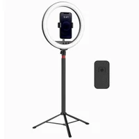 Кольцевая светодиодная LED лампа Neepho L15" + stand Black