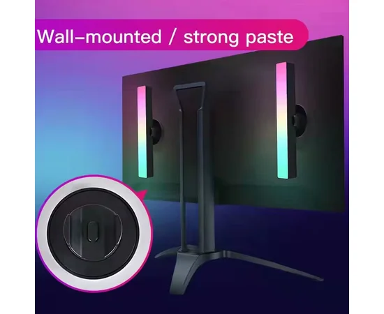 Настольная LED лампа RGB 5V Panel 3 Bluetooth dual pack USB interface with app Black