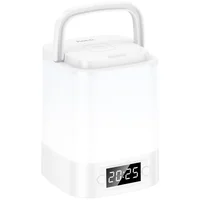 Ночник Hoco HX15 Smart + часы White
