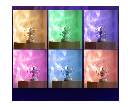 Проектор-нічник ZAY-L07 Sky Wheel 2in1 + Bluetooth колонка Pink