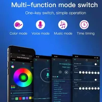 Настольная LED лампа RGB 5V Panel 3 Bluetooth dual pack USB interface with app Black