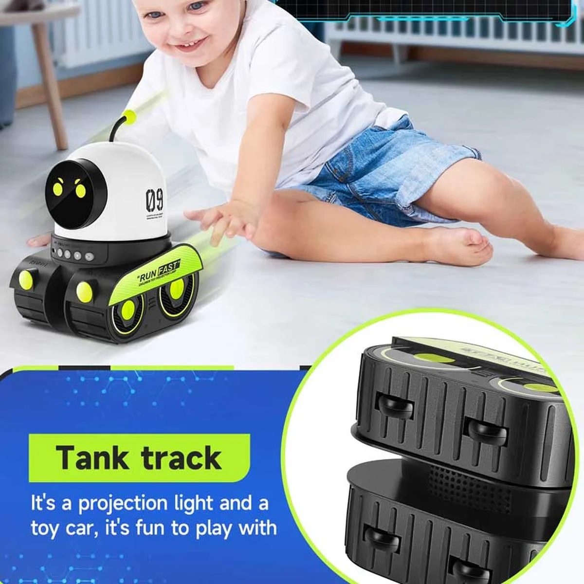 Нічник Droid E03 with Bluetooth 1200 mAh Black