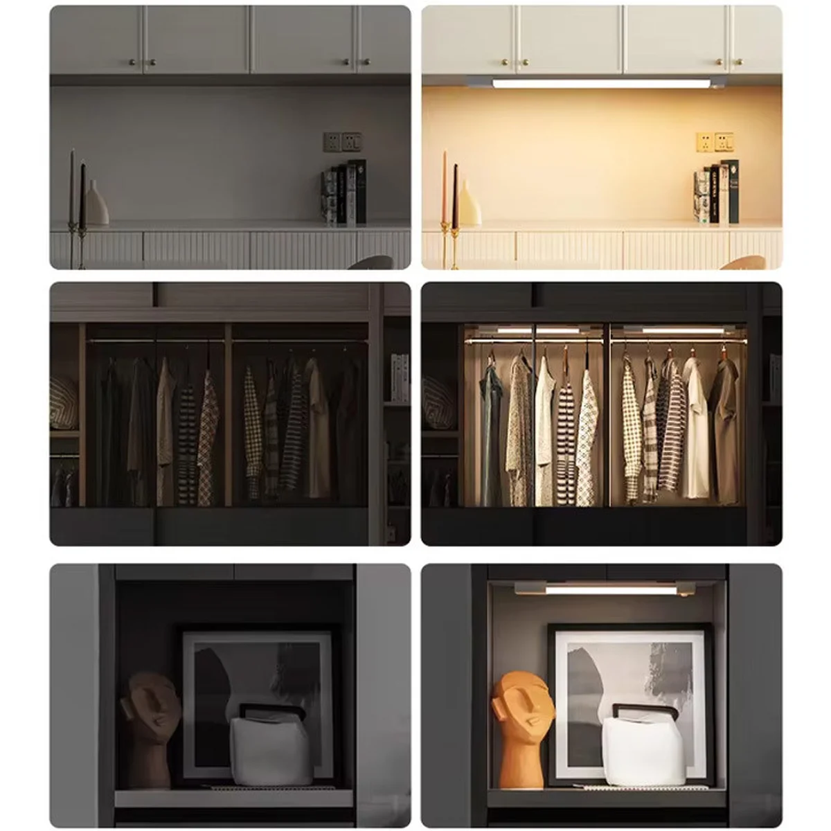 Сенсорный светильник LED с датчиком движения MZ-L3201 (37*22,5*400mm) White