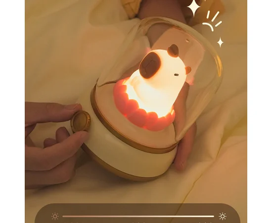 Ночник Capybara and Lotus Yellow