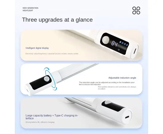 Сенсорный светильник LED с датчиком движения MZ-L2901 SE (29*27*380mm) White