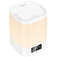 Ночник Hoco HX15 Smart + часы White