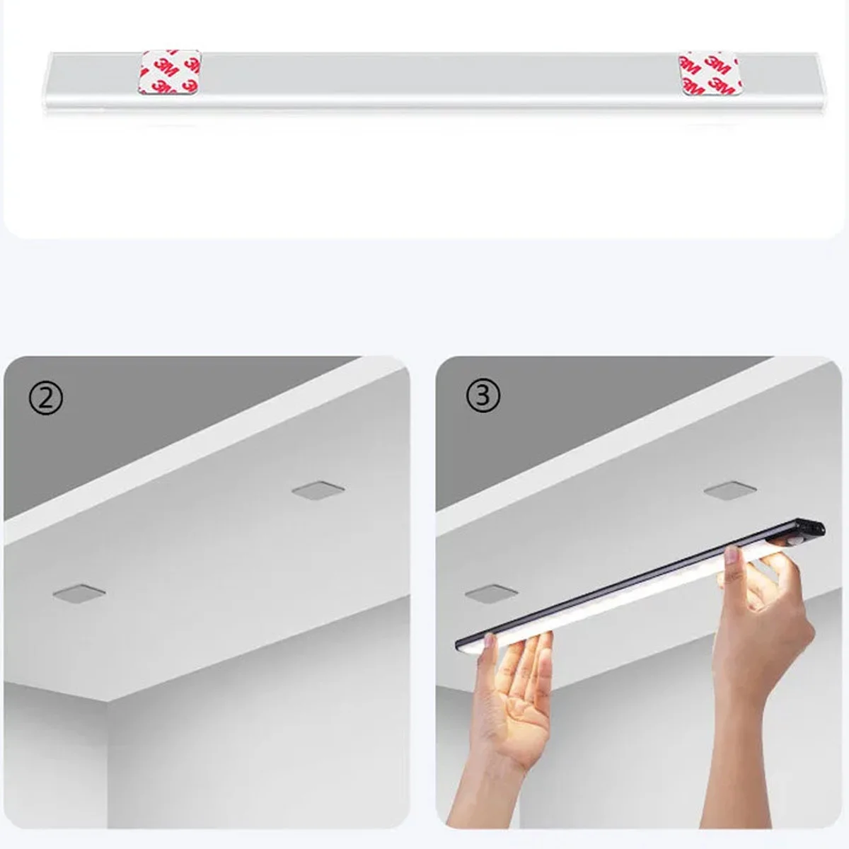 Сенсорный светильник LED с датчиком движения MZ-L1803 (35*11,5*600mm) Black