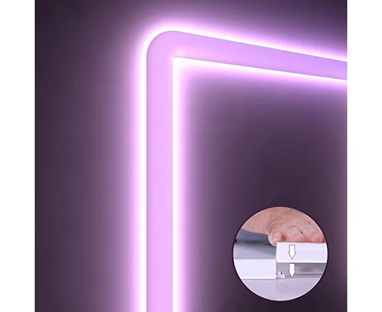 Настінний світильник Lines SAL-013B Bluetooth USB interface with app (8+4 pcs) White