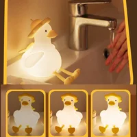 Ночник QW-D18 Duckling White / Yellow