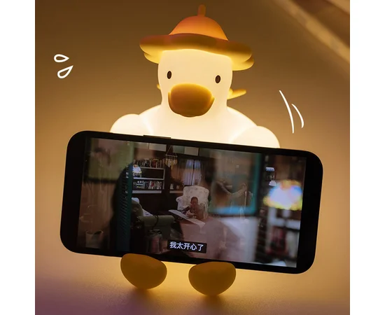 Ночник QW-D18 Duckling White / Yellow