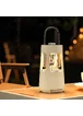 Кемпінговий ліхтар акумуляторний QD08 2in1 + Bluetooth колонка Biege