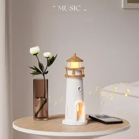 Проектор-нічник A08 Lighthouse 2in1 + Bluetooth колонка White