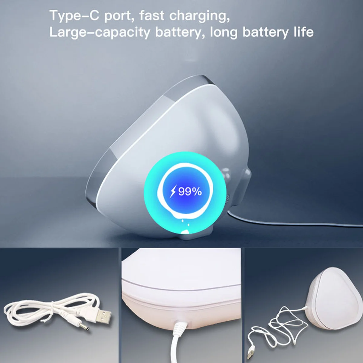 Настольный светильник SAL-009B Bluetooth USB interface with app White