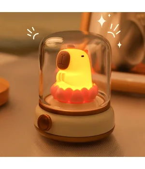 Ночник Capybara and Lotus Yellow