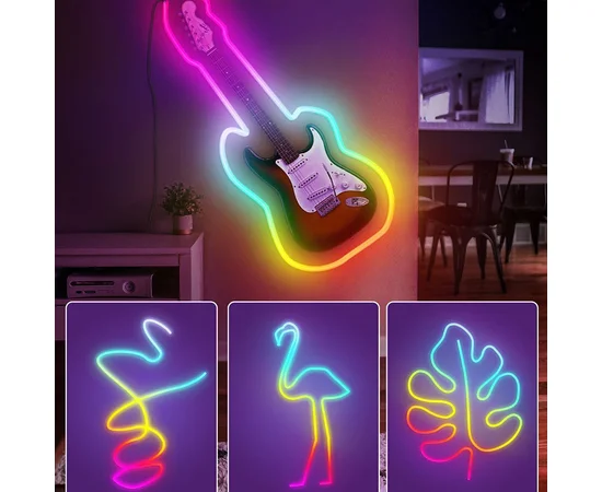 Настенная лента RGB LED LD05 Bluetooth EU Plug with app 12V (5m) White