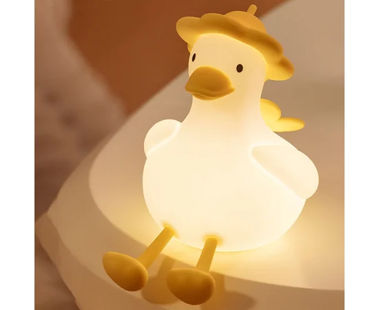Ночник QW-D18 Duckling White / Yellow