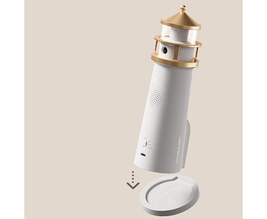 Проектор-ночник A08 Lighthouse 2in1 + Bluetooth колонка White