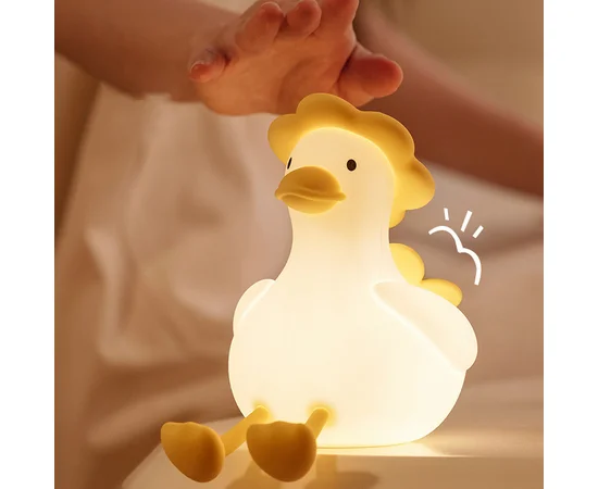 Ночник QW-D18 Duckling White / Yellow