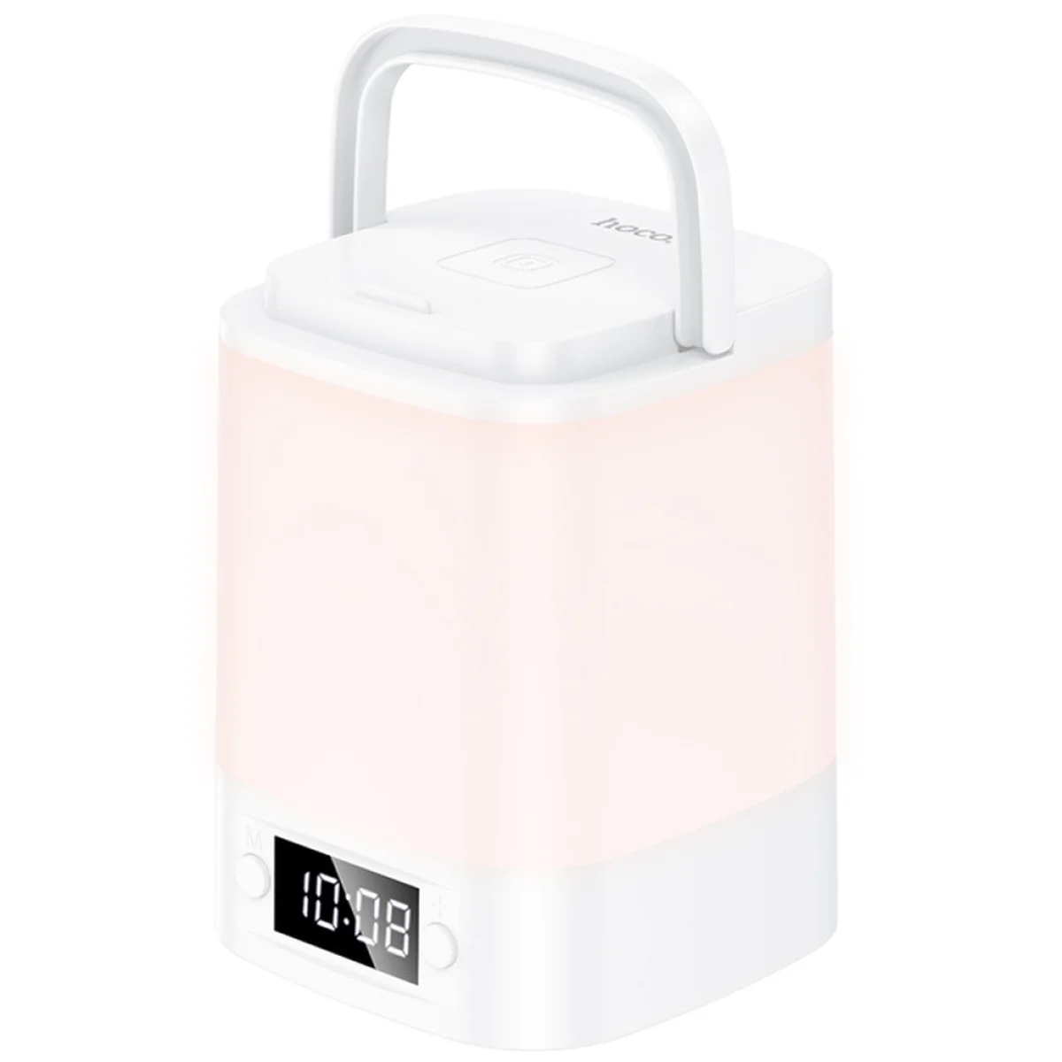 Ночник Hoco HX15 Smart + часы White