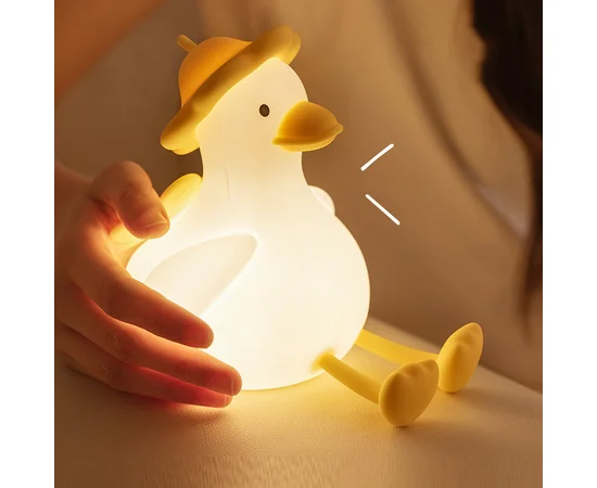 Ночник QW-D18 Duckling White / Yellow
