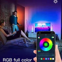 Настольная LED лампа RGB 5V Panel 3 Bluetooth dual pack USB interface with app Black