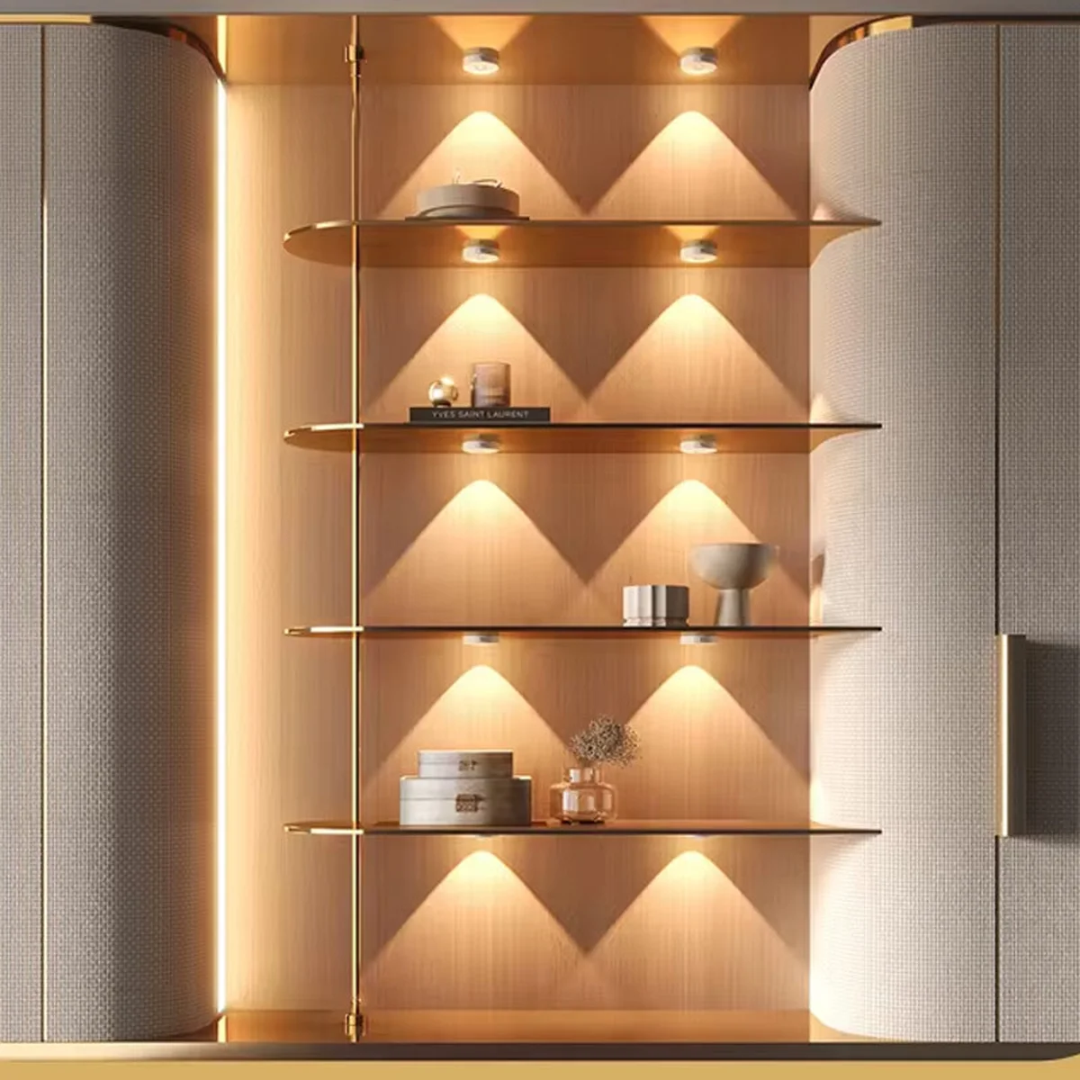 Светильник LED MZ-L3301 (комплект) with remote control (3LC+RGB/6PCS) White