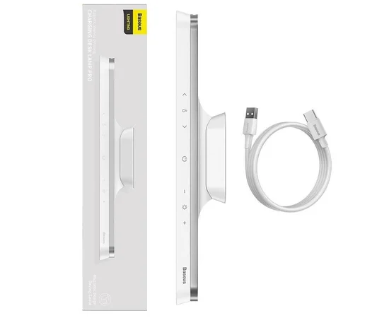 Настольная лампа Baseus Magnetic Stepless Dimming Charging Desk Lamp Pro (DGXC-0) White