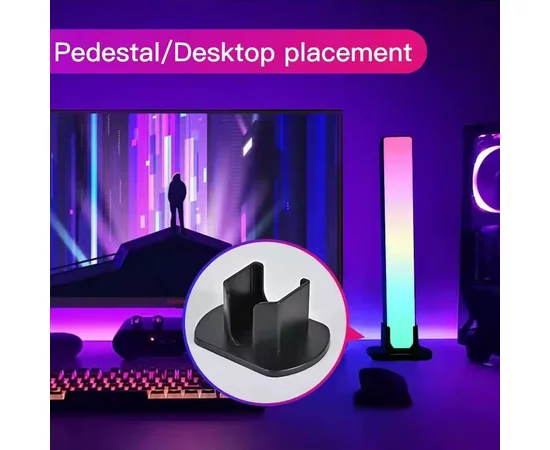 Настольная LED лампа RGB 5V Panel 3 Bluetooth dual pack USB interface with app Black