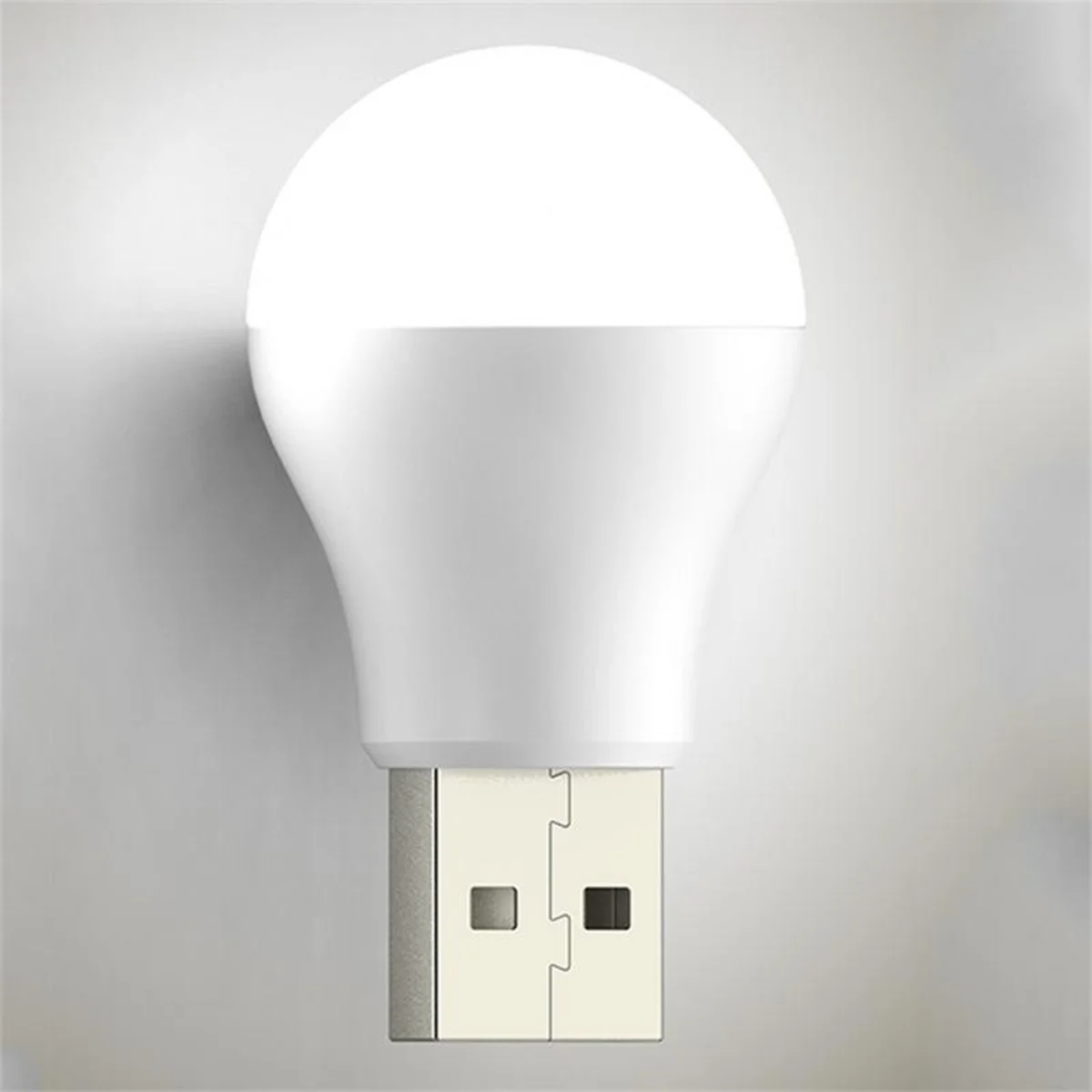 USB лампа LED 1W Белый / Круглый