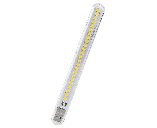 USB лампа 24 LED (12W) Прозора