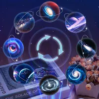 Проектор-нічник Galaxy E18 with Bluetooth and Remote Control + 4 discs 1800 mAh White