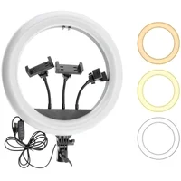 Кільцева світлодіодна LED лампа XD360 14" Black