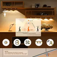 Сенсорный светильник LED с датчиком движения MZ-L1602 (40*10*200mm) Black