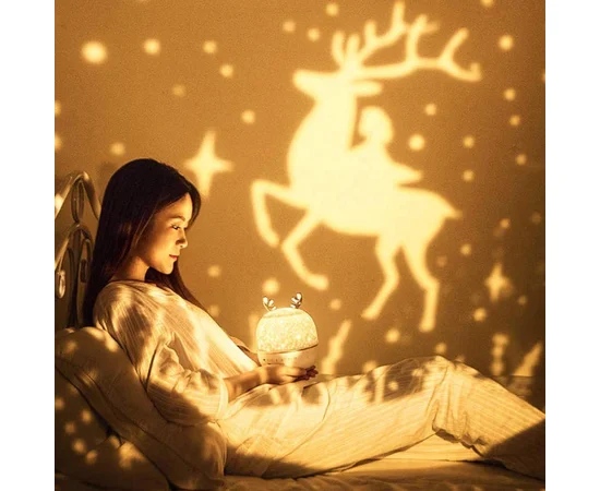 Ночник Moon E05 with Bluetooth 1200 mAh White