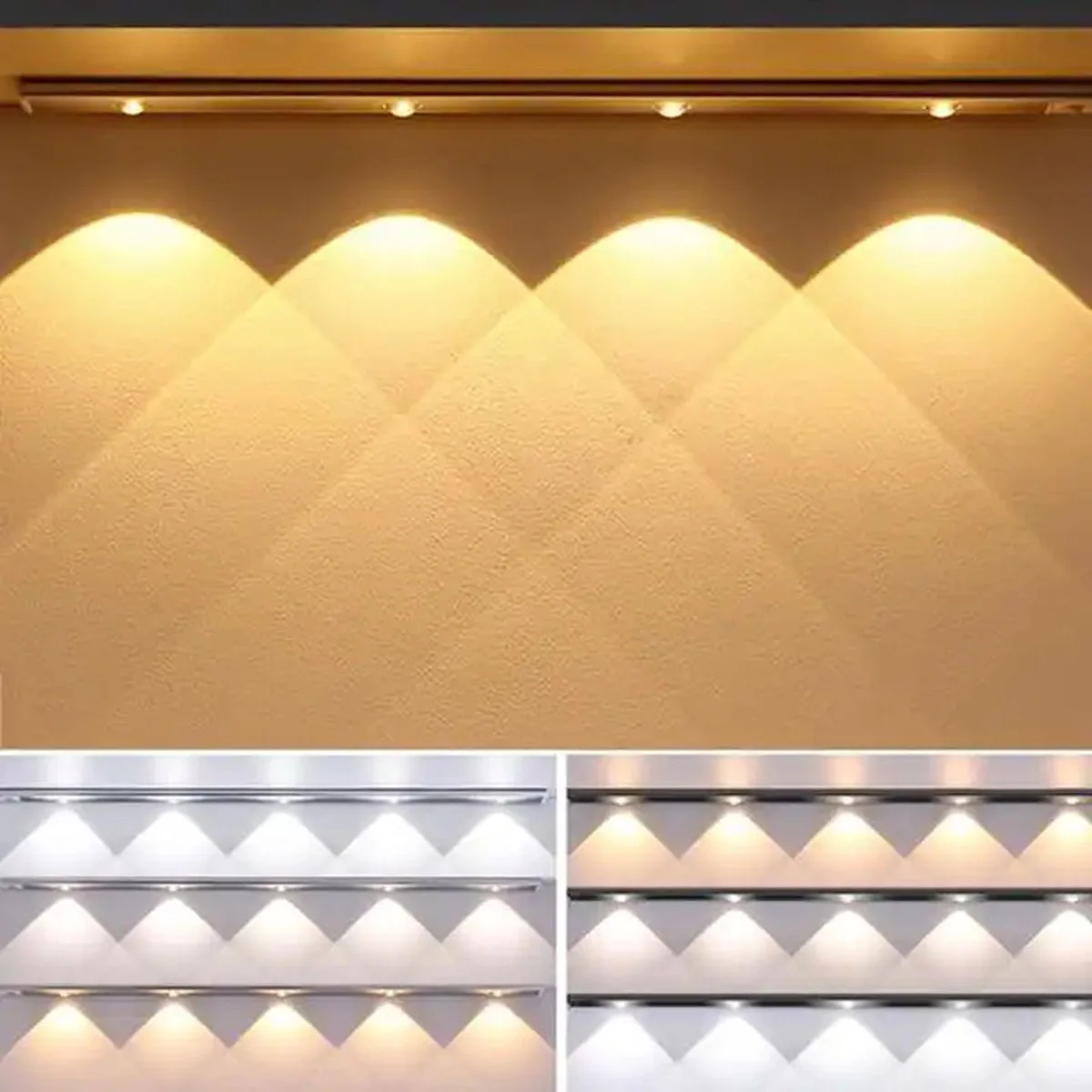 Сенсорний світильник LED з датчиком руху MZ-L1602 (40*10*200mm) White