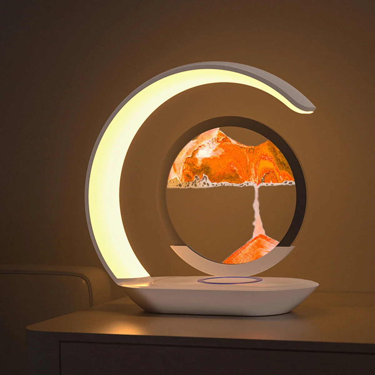 Ночник c БЗУ D25 с кварцевым песком Orange