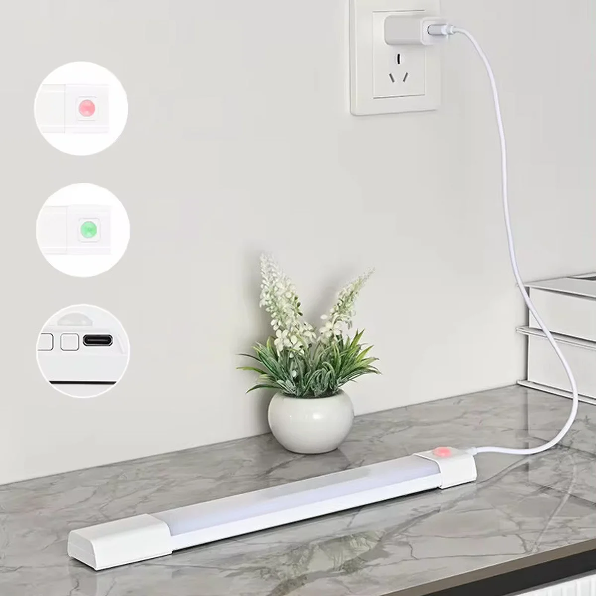 Сенсорний світильник LED з датчиком руху MZ-L3201 (37*22,5*200mm) White