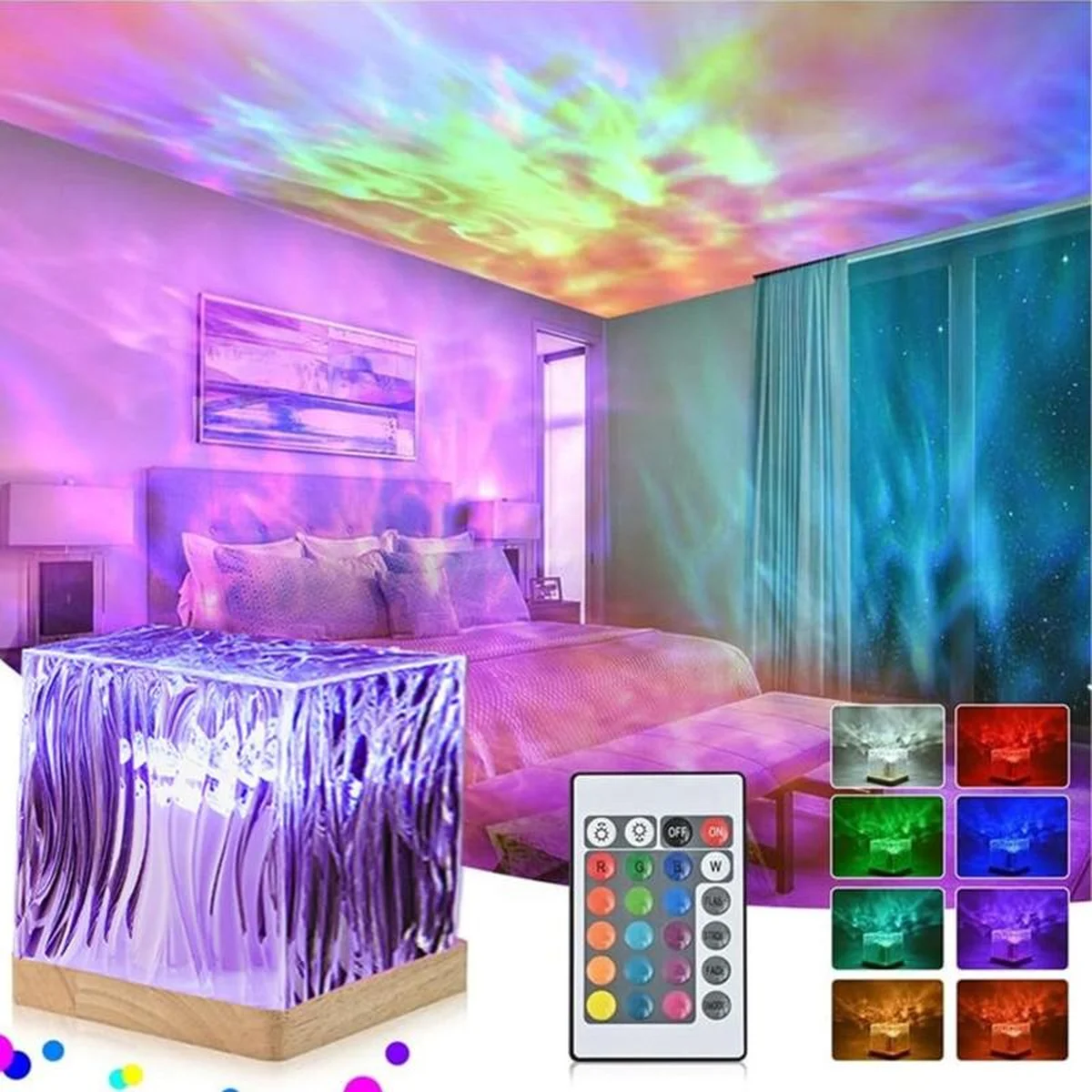 Проектор-ночник Northern Night Light E22 1200 mAh Transparent