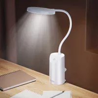 Настольная LED лампа Hoco HX10 Clip table lamp (1200mAh) White