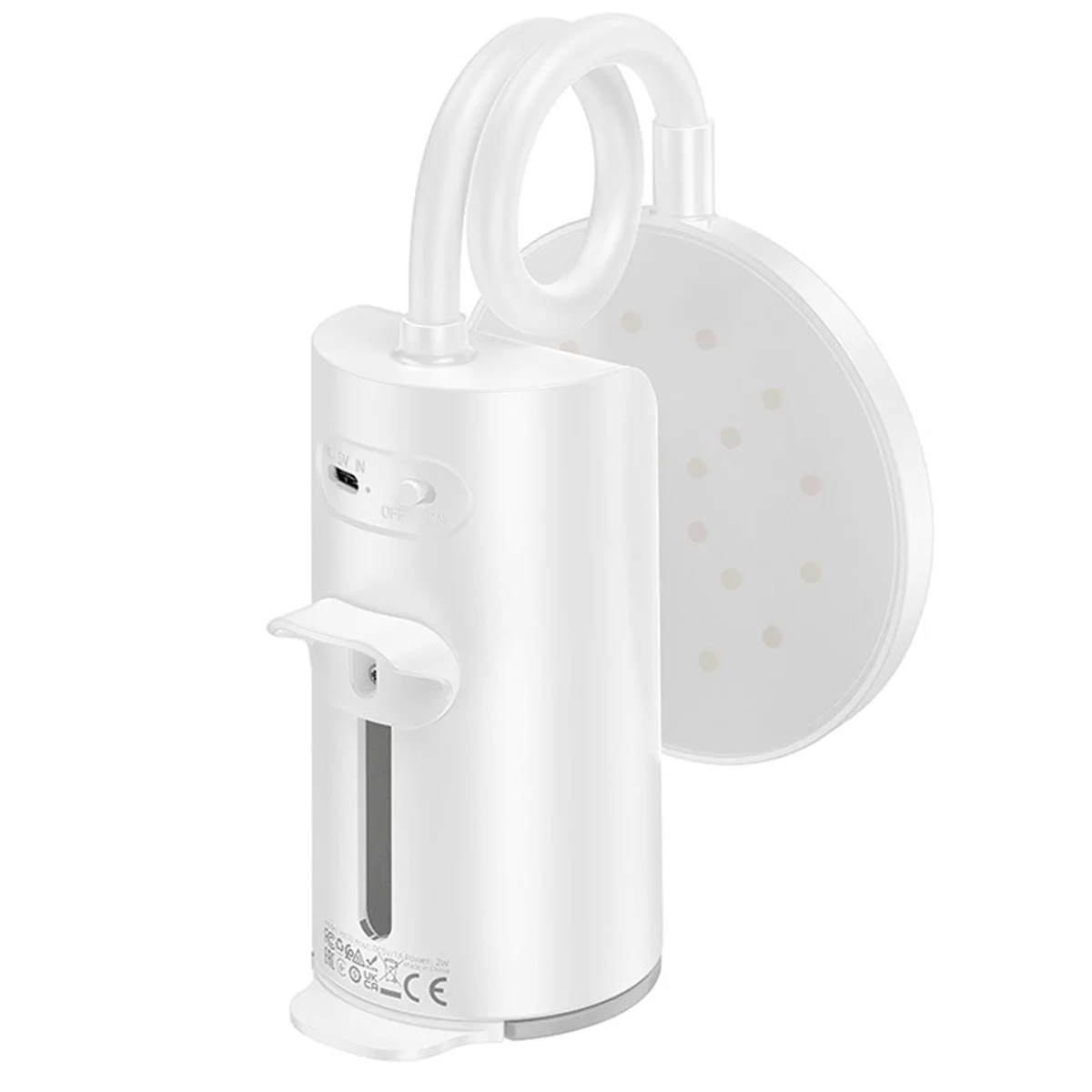 Настольная LED лампа Hoco HX10 Clip table lamp (1200mAh) White