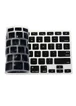 Силиконовая черная накладка на клавиатуру для MacBook