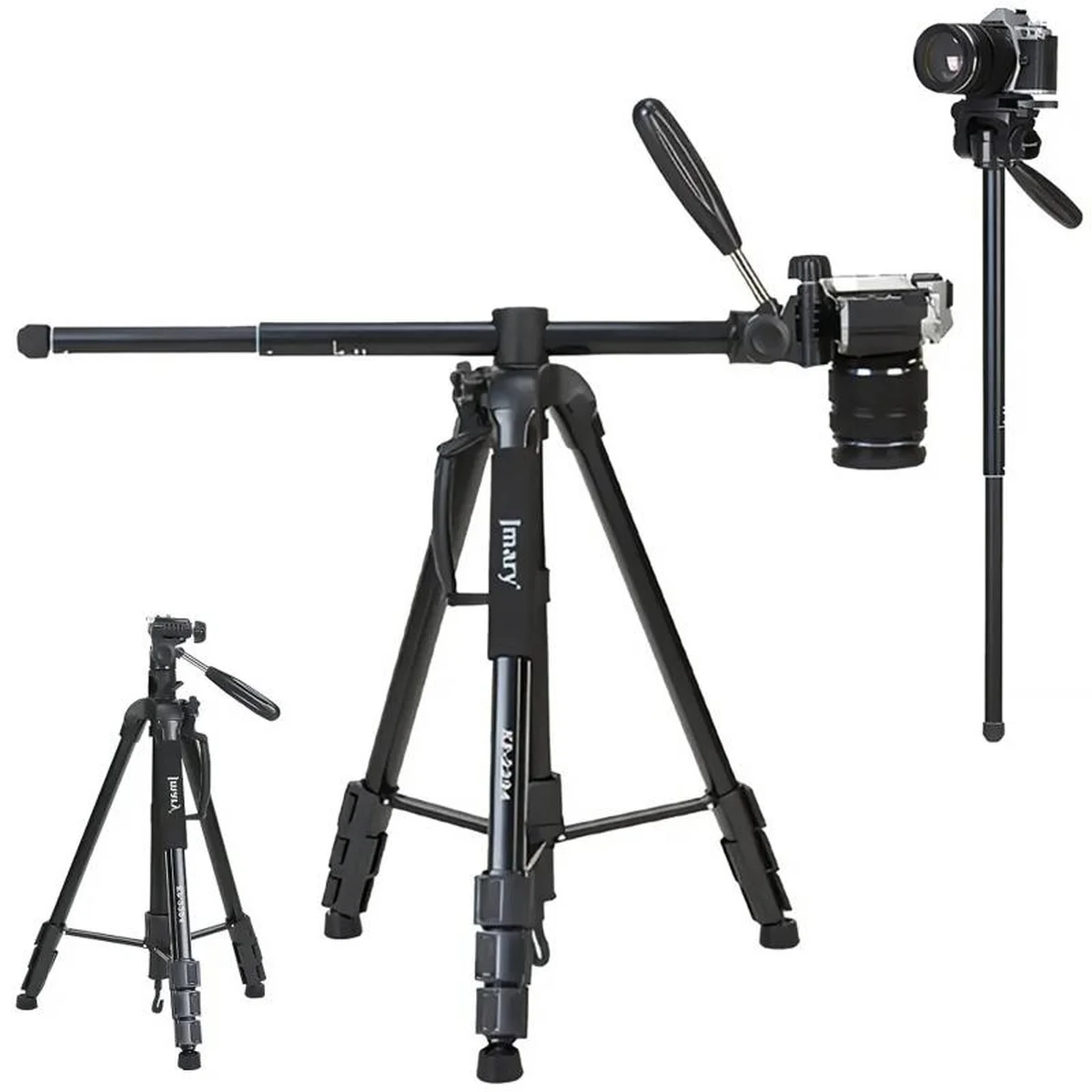 Штатив Jmary KP-2294 для съемки 58-179см 2in1 + чехол Black
