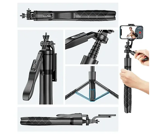 Штатив для селфи WIWU Krinl Tripod Selfie Stick Wi-SE005 Black