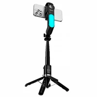 Монопод для селфи Hoco DYY06 трипод + съемный BT пульт + стабилизатор Black