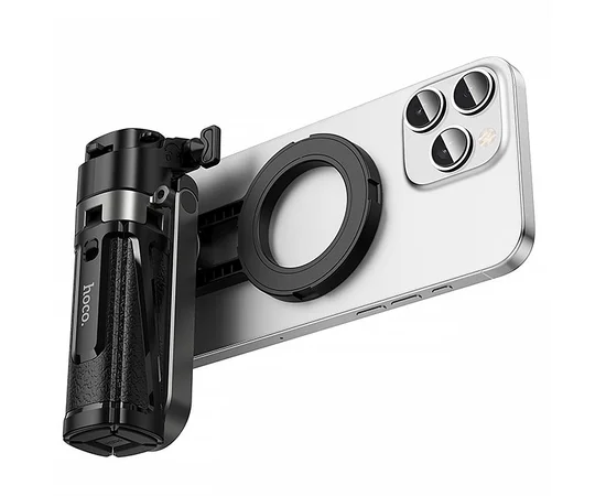 Монопод для селфі Hoco K27 Pro Magnetic Clamp 2in1 Black