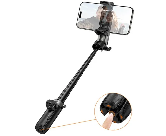 Монопод для селфі Hoco K27 Magic portable mini Black