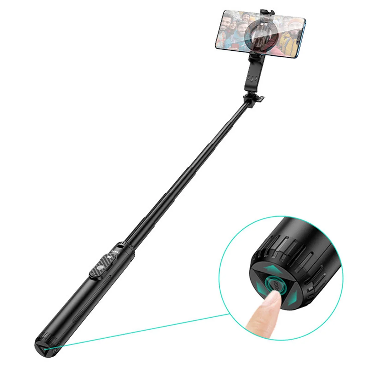 Монопод для селфі Hoco K25 Sherkhan magnetic Black