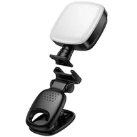 Портативная лампа для селфи Hoco K28 Square Selfie Light 200 mAh Black